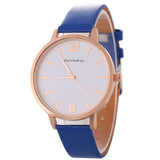 Casual Analog Leather Watch