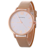 Casual Analog Leather Watch