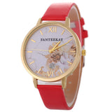 Flower Casual Leather Watches