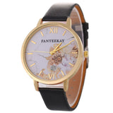 Flower Casual Leather Watches