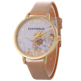 Flower Casual Leather Watches
