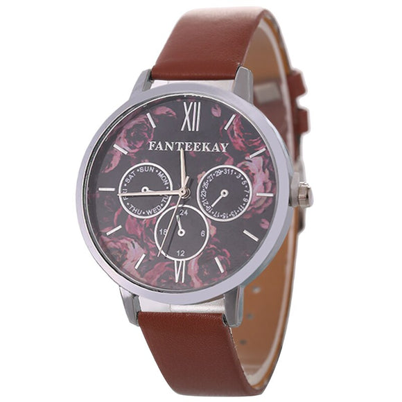 Casual Wrist Watches For Women Flower