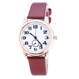 Watches Leather Women Analog