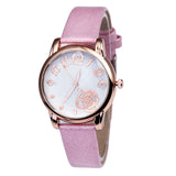 Leather Strap Women Watch