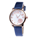 Leather Strap Women Watch