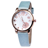 Leather Strap Women Watch