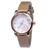 Leather Strap Women Watch
