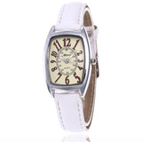 Thin Leather Strap Watch