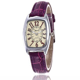 Thin Leather Strap Watch