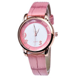 Strap Striped Leather Watch