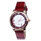 Strap Striped Leather Watch
