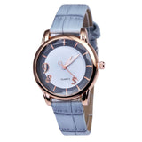 Strap Striped Leather Watch