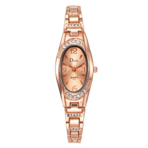 Elegant Rhinestone Steel Watch