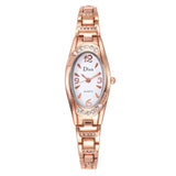 Elegant Rhinestone Steel Watch