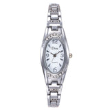 Elegant Rhinestone Steel Watch